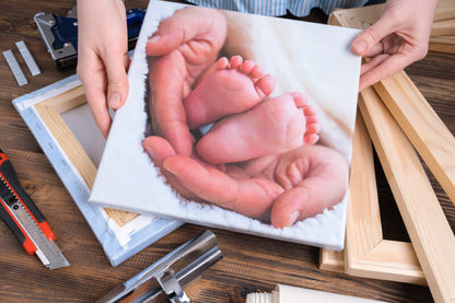 Floating Frame Archival Canvas